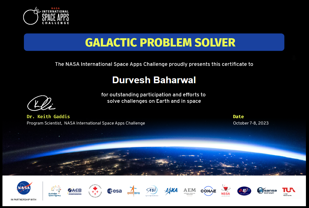 Nasa Spaceapps Challenge 2023